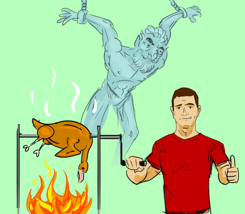 Since that Eagle's been feasting nonstop for eternity, it should provide some high quality foie gras.