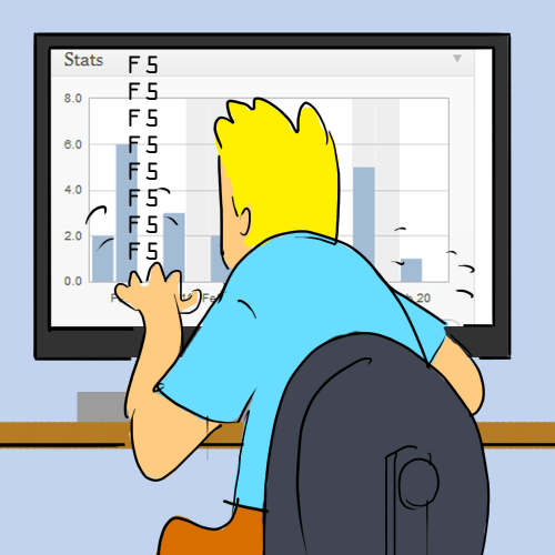 Life becomes so blissfully simple when you can judge your worth with numbers and bar graphs. Ooh! Comments!